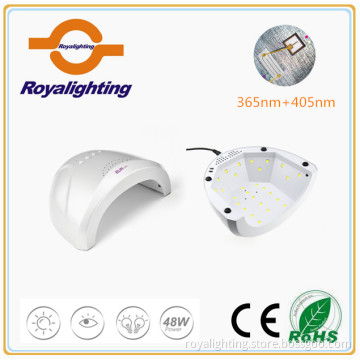 New arrival nails LED lamp 48W for drying curing uv gel/ LED gel